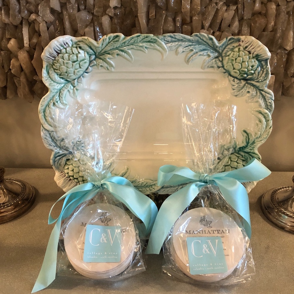 2 Sets of Coasters - gift wrapped